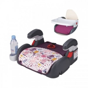 Minimoto: ISO-FIX 2合1汽車安全座椅(紫色) 連兩椅墊